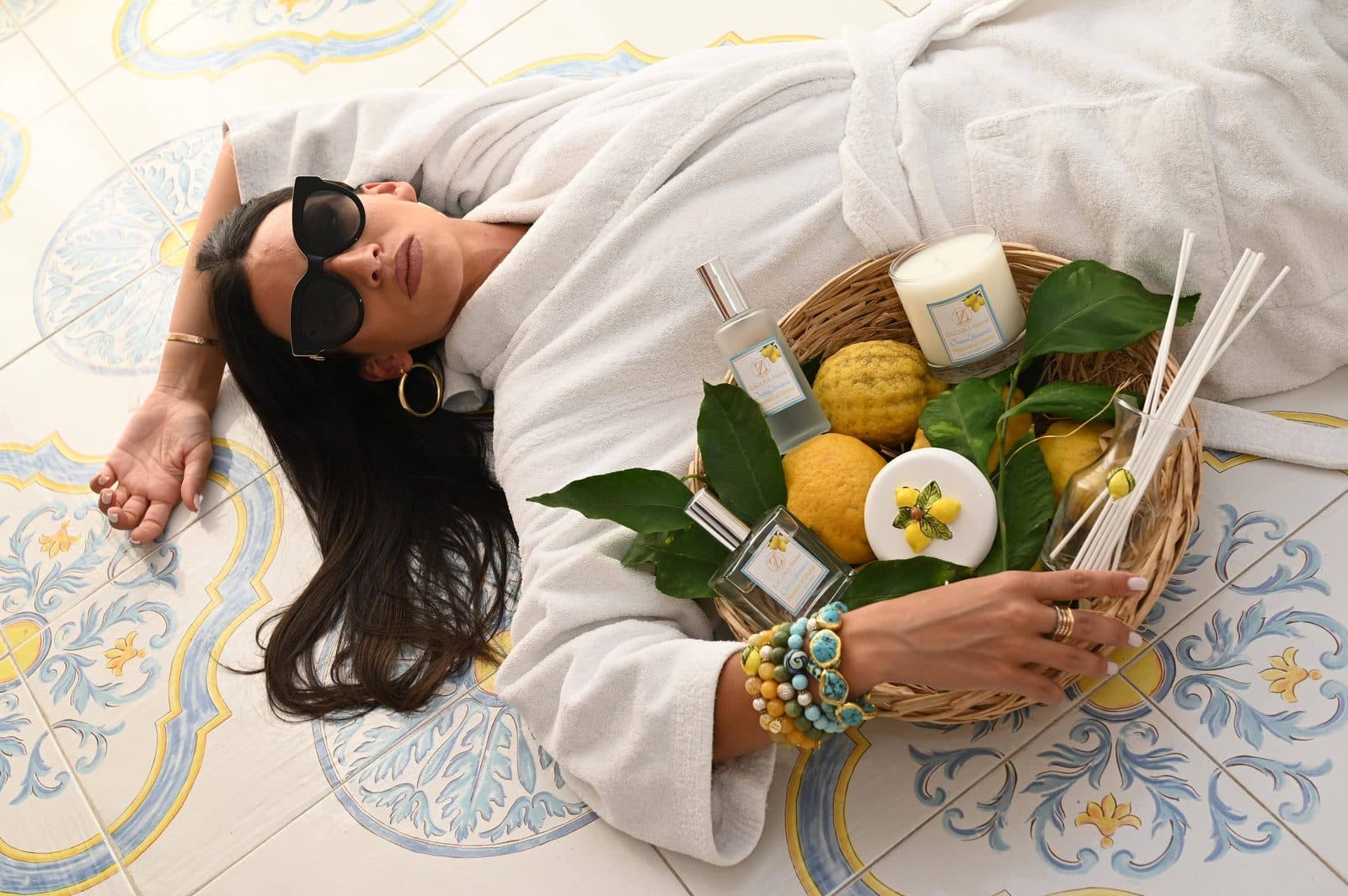 Zagara lemons and maiolica tiles